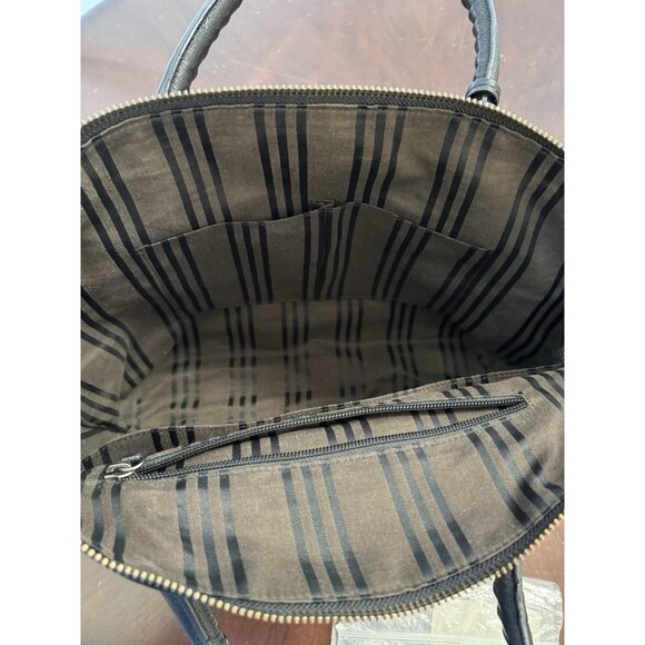 Frye Black Jesse Studded Leather Satchel Style Handbag EUC Clean $568 - Picture 7 of 16